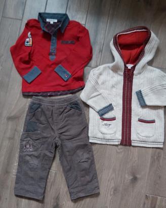 completo maglione pantalone camicia Kenzo 2 anni