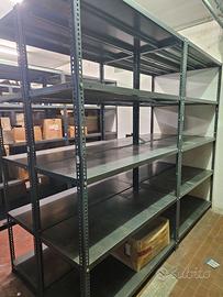 Scaffali metallici modulari robusti – varie misure