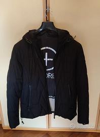 Piumino Giubbotto Trapuntato Con Cappuccio L XL