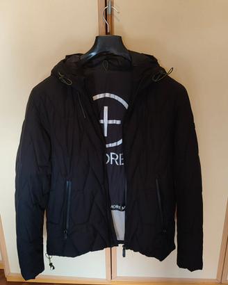 Piumino Giubbotto Trapuntato Con Cappuccio L XL