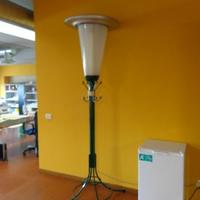 Lampione porta abiti