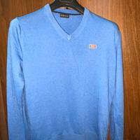 Maglione da uomo Napapijri in cotone Blu