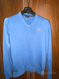 Maglione da uomo Napapijri in cotone Blu