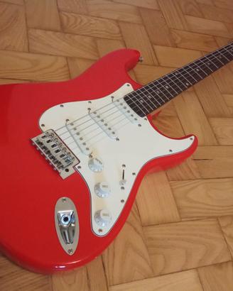 Eko s300 Fender vintage inspired Fiesta red