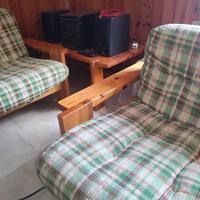 Divano con poltrone vintage