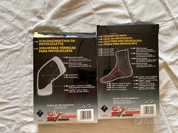 Scalda ginocchia e calze da moto