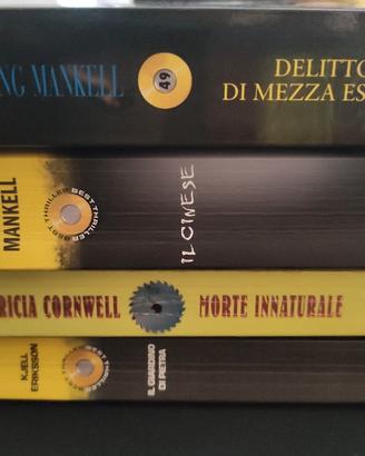 Libri Thriller Cornwell, Eriksson, Mankell