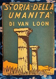 libro "Storia della umanità" di Van Loon 1950