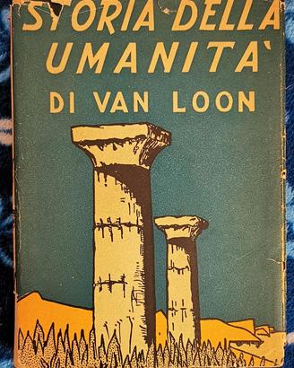 libro "Storia della umanità" di Van Loon 1950