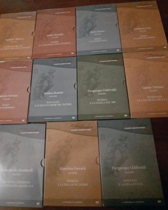8 DVD  della serie: “Il caffè filosofico"