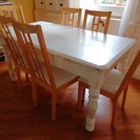 tavolo antico shabby chic 