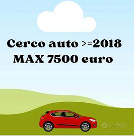 Cerco auto da privato