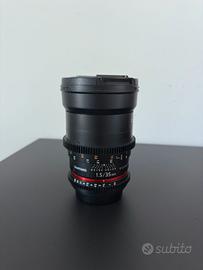 Samyang Cine 35 T/1.5 (Canon EF)
