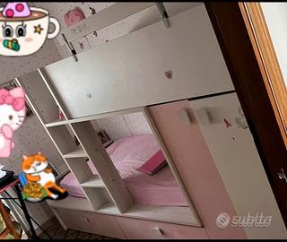 Cameretta per bambini salvaspazio