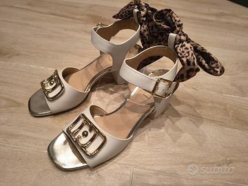 Sandali Bianchi con zeppa Liu Jo, tg.40