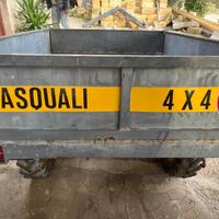 Carello- rimorchio ribaltabile per Pasquali