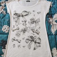 Maxi T-shirt Calzedonia Bianca Taglia M/L