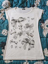 Maxi T-shirt Calzedonia Bianca Taglia M/L