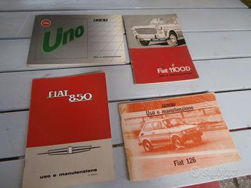 Manuali uso e manutenzione