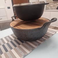 pentole nuove in ghisa di alta qualità 