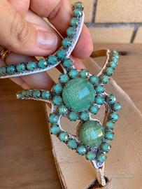 Sandalo gioiello acqua marina / Geox