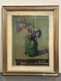 A. Mazzi - Vaso di fiori - Olio su Tela 70 80