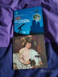 Set con 2 monete da 5 euro in argento