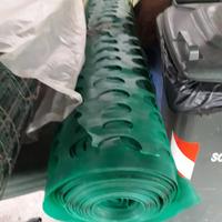 rotolo di rete plastica verde da cantiere 
