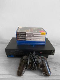 PlayStation 2 completa , 1 controller e 6 giochi