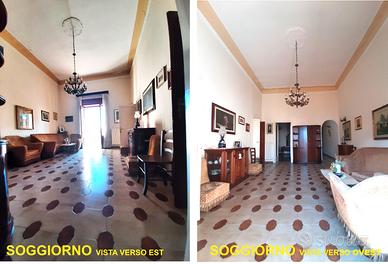 Abitazione a I°P. con garage dep. e giardino a PT