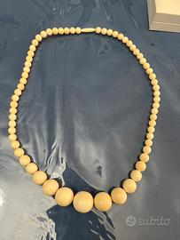 Collana avorio originale prima scelta certificata