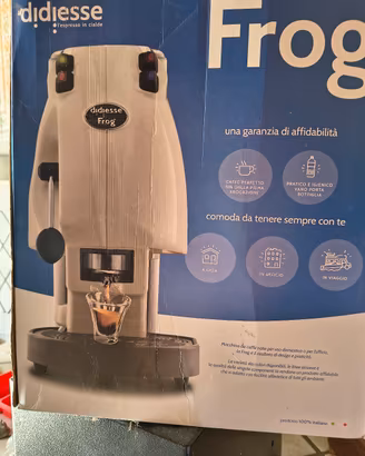 Macchina caffè Frog nera