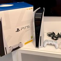 Play Station 5 Disc + Dualsense Chroma Pearl