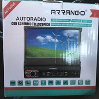 arrango autoradio con schermo telescopico