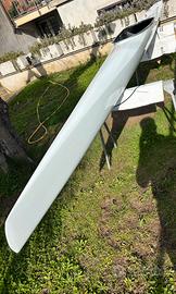 Canoa k1 nelo 7 taglia L- riverniciata- come nuova