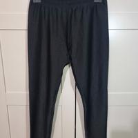 Leggings effetto lucido felpati