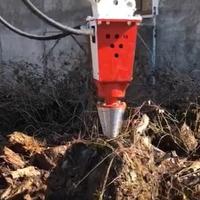 Spaccalegna a vite per mini escavatore