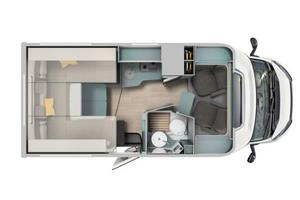 LAIKA KOSMO 105 compatto 6 metri 4 posti