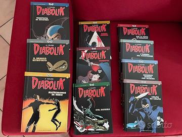 Serie 10 Libri Fumetti Diabolik