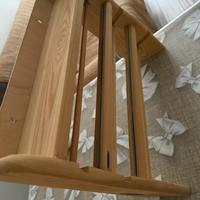 Pensile in legno per carta alluminio pellicola ecc