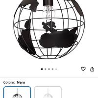 Lampadario mappamondo