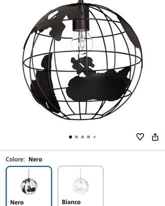 Lampadario mappamondo