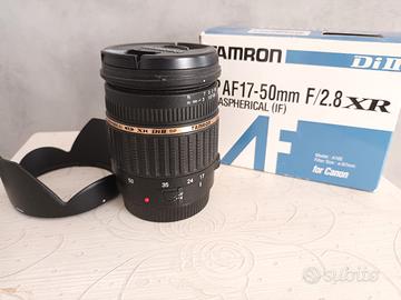 obiettivo tamron 17-50 f/2.8 con attacco Canon 