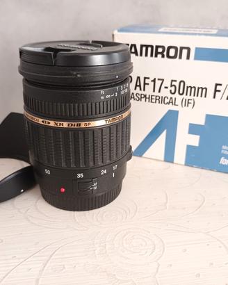 obiettivo tamron 17-50 f/2.8 con attacco Canon 