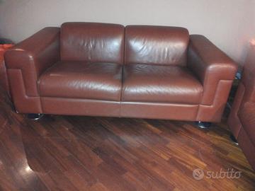 Tecno Divano in pelle 2 posti Borsani D120