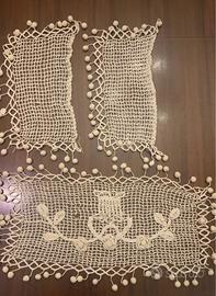 Tris centrini Macramè