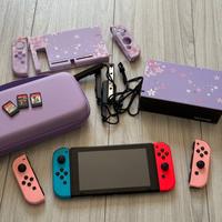 Nintendo Switch 1 con accessori e giochi