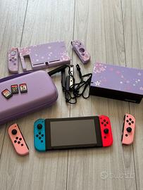 Nintendo Switch 1 con accessori e giochi