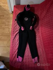 TUTA SUB DONNA BAMBINA PINNE CALZARI