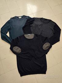 3 maglie girocollo da uomo taglia M